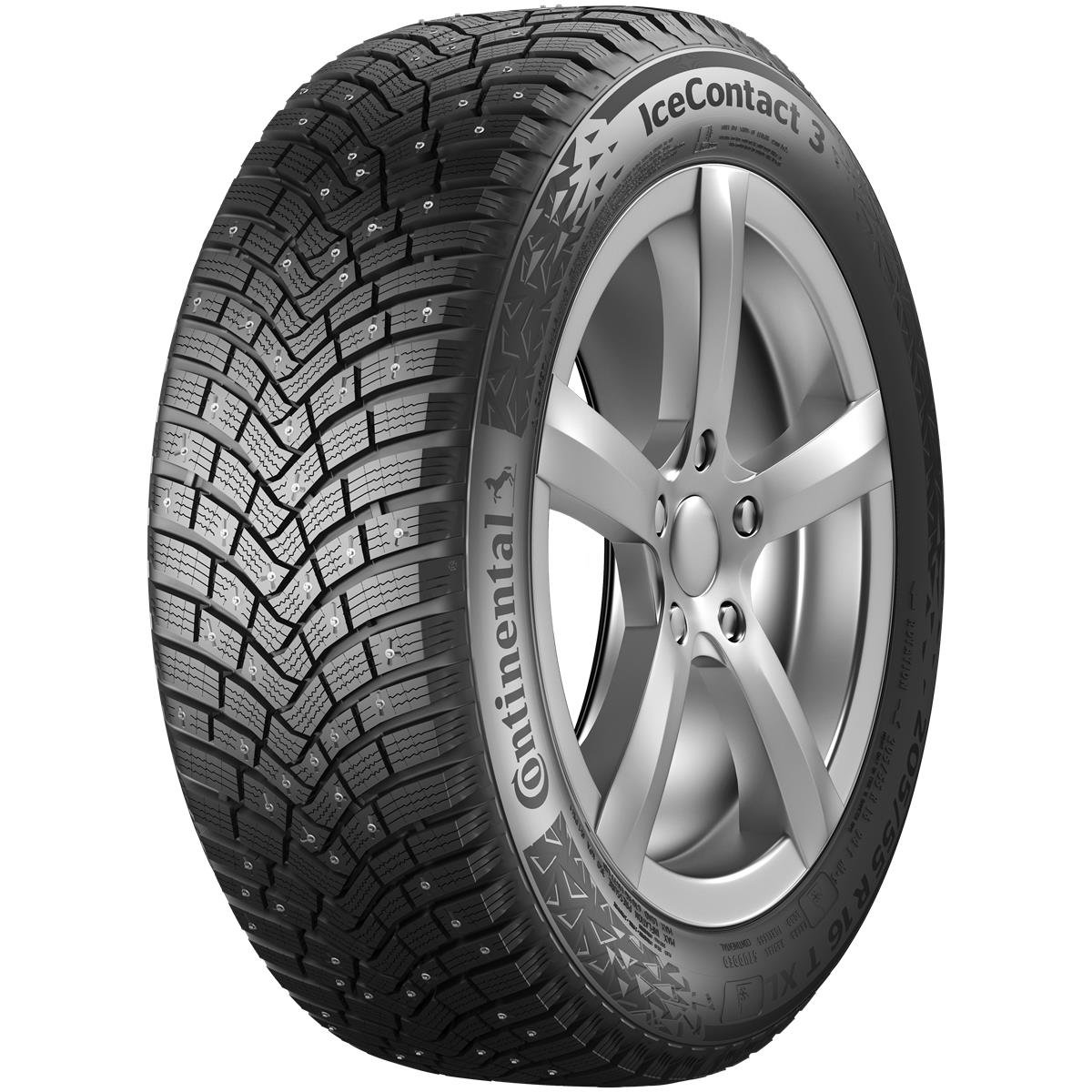 205/55R17 CONTINENTAL ICECONTACT 3 95T XL Studded 3PMSF M+S